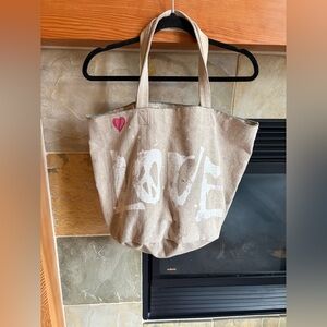 Magnolia Pearl Love Canvas Tote